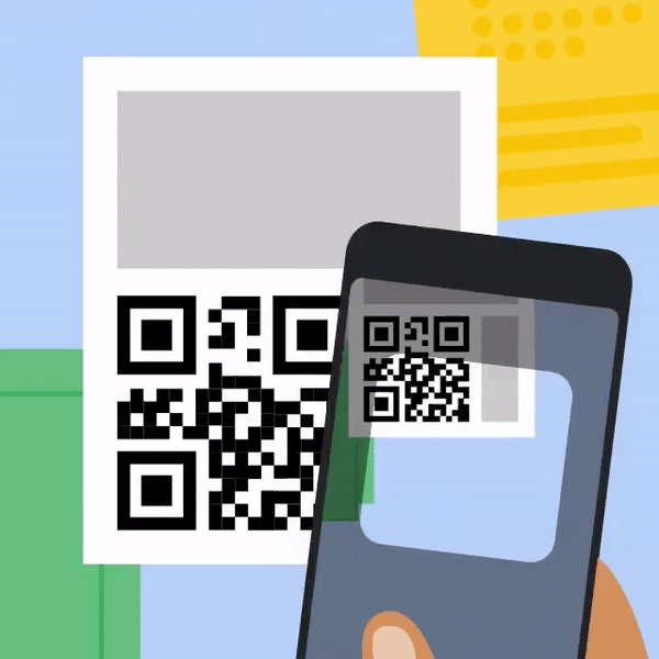 How to scan a QR code